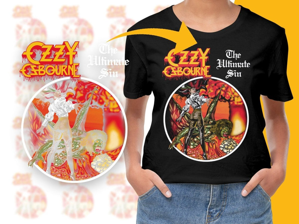 Unique Ozzy Osbourne Graphic Cotton PNG File - Teepew