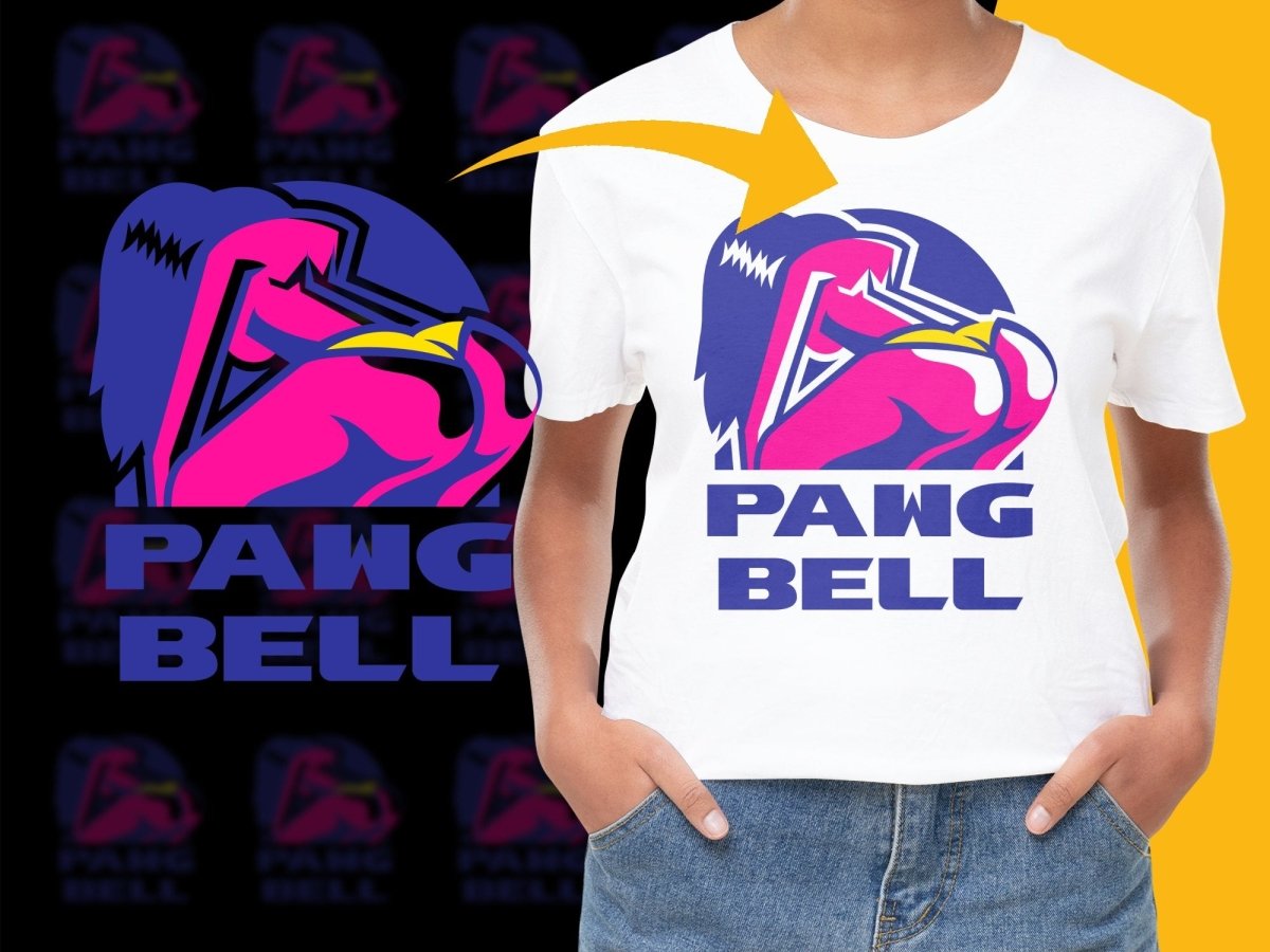 Unique Pawg Bell Logo Graphic PNG File - Teepew