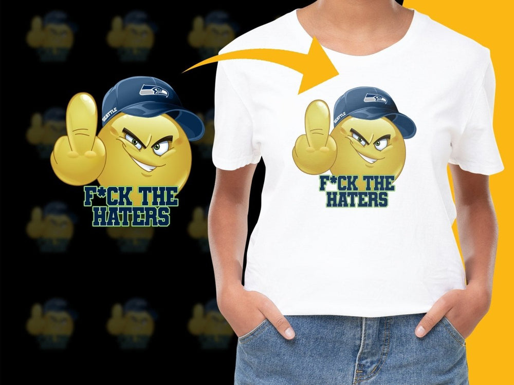 Unique Seattle F*ck The Haters Graphic PNG File - Teepew