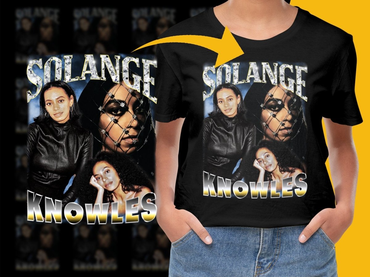 Unique Solange Knowles Graphic Artwork PNG File - Teepew