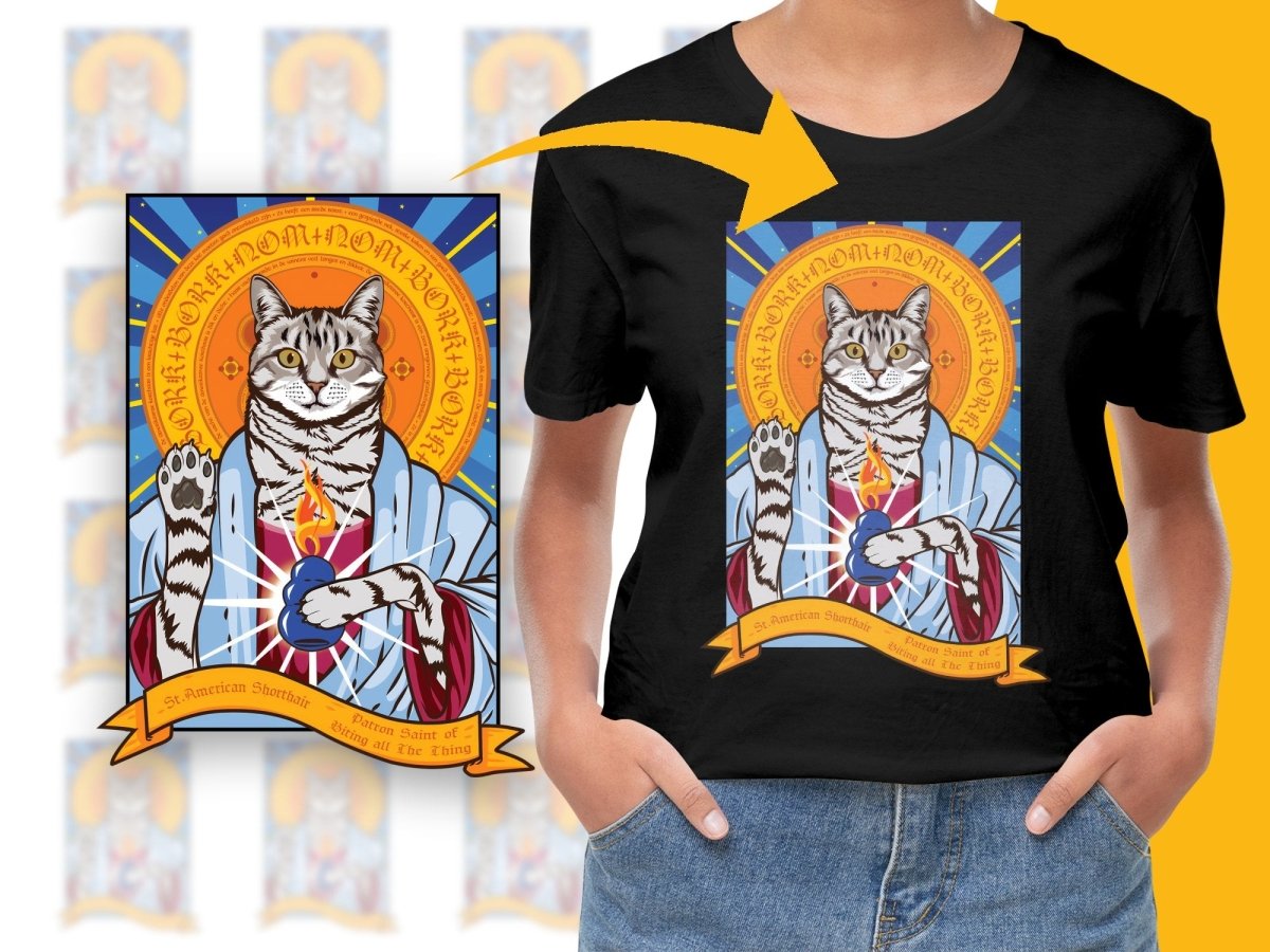 Unique St American Shorthair Cat Design PNG File - Teepew