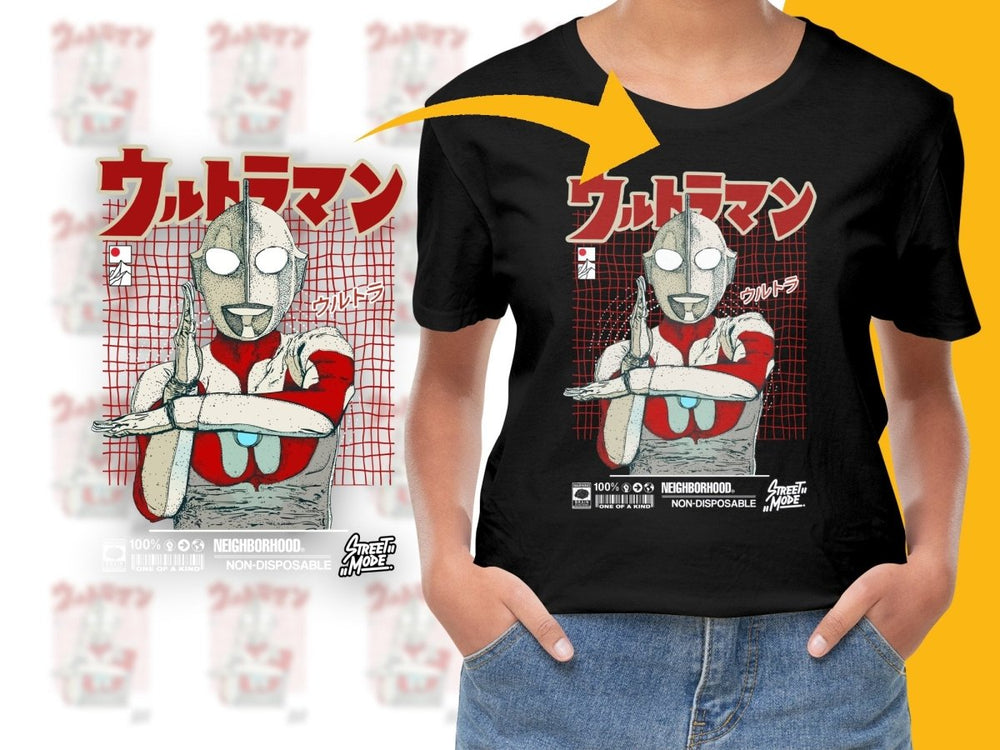 Unique Street Mode Ultraman Graphic PNG File - Teepew