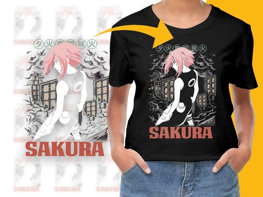 Unique Stylish Sakura Anime Graphic PNG File - Teepew