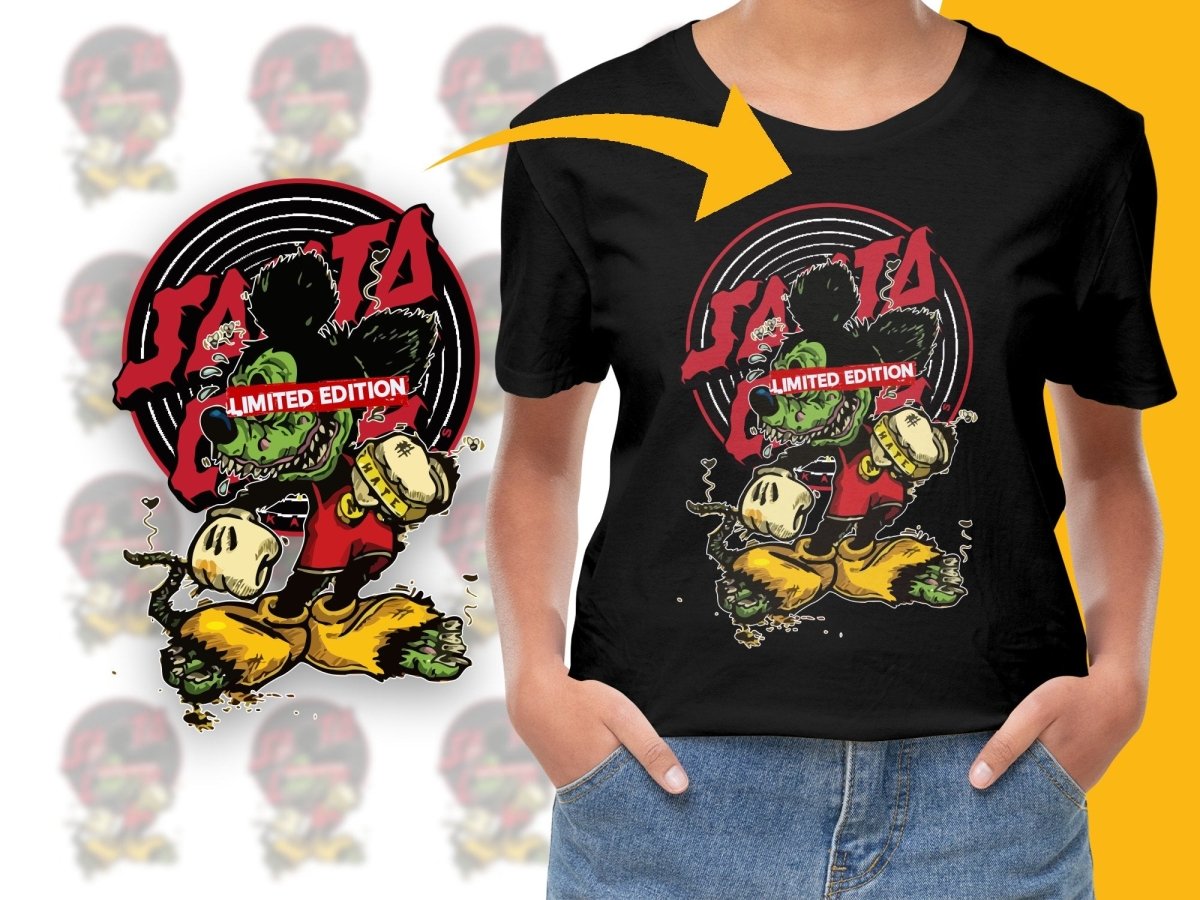 Unique Zombie Mickey Boxing Design PNG File - Teepew