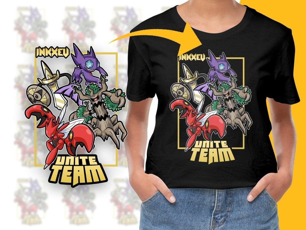 Unite Team Featuring Scizor and Pokémon PNG File - Teepew