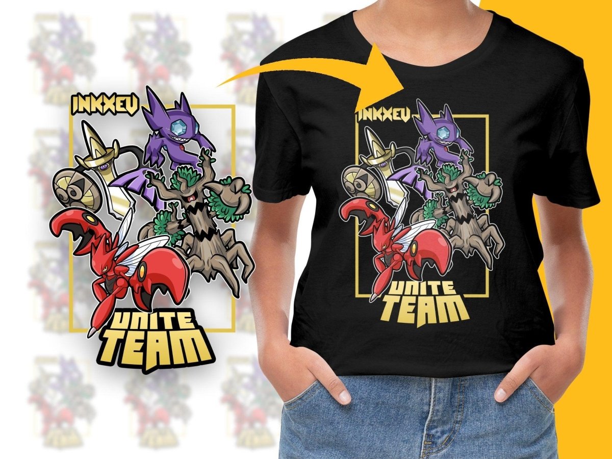 Unite Team Featuring Scizor and Pokémon PNG File - Teepew