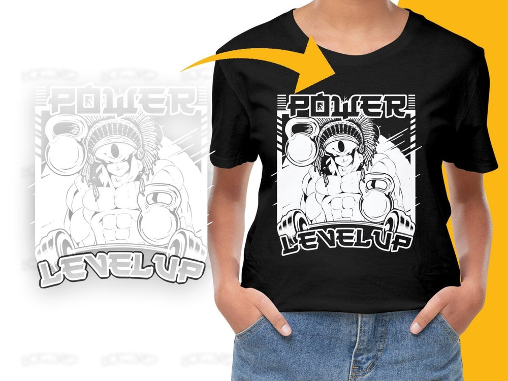 Unleash Your Inner Strength Anime Power Levelup PNG File - Teepew