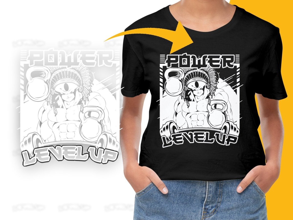 Unleash Your Inner Strength Anime Power Levelup PNG File - Teepew