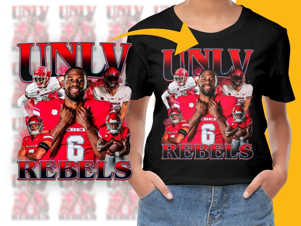 UNLV Rebels Football Team Graphic PNG File - Teepew