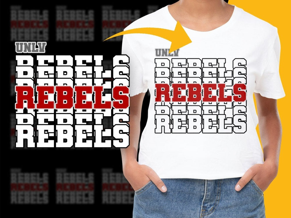 UNLV Rebels NCAA College PNG File - Teepew