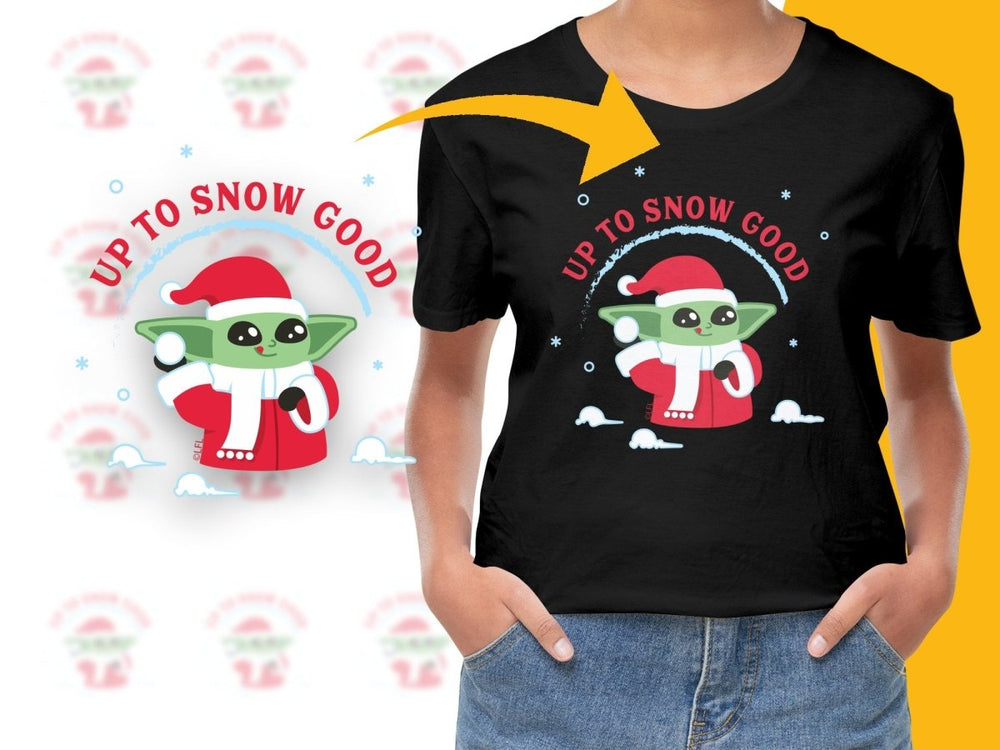 Up To Snow Good Christmas Character Digital product - Teepew