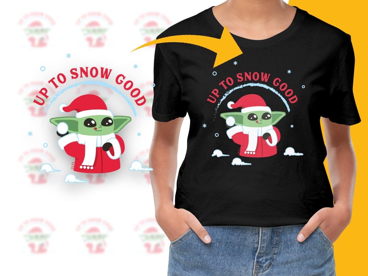 Up To Snow Good Christmas Character Digital product - Teepew