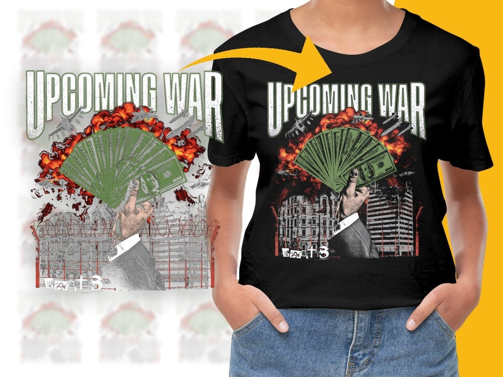 Upcoming War Graphic Art Statement PNG File - Teepew