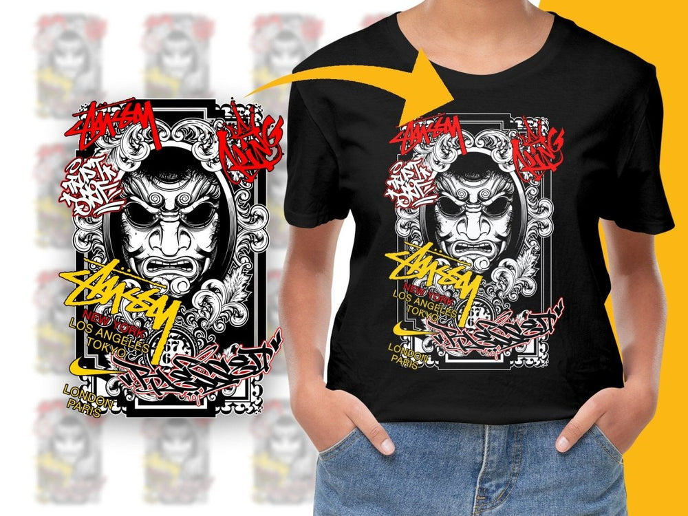 Urban Art Mask Graphic PNG File - Teepew