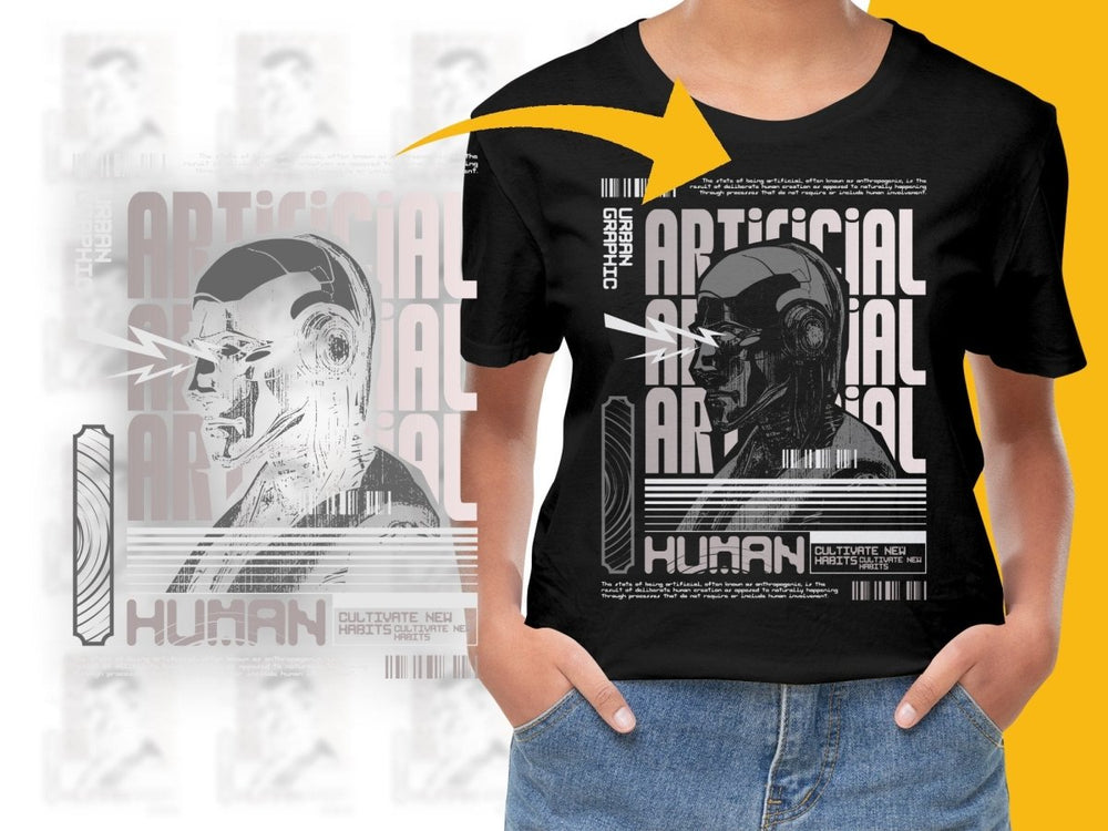 Urban Street Style Artificial Human Graphic PNG File - Teepew