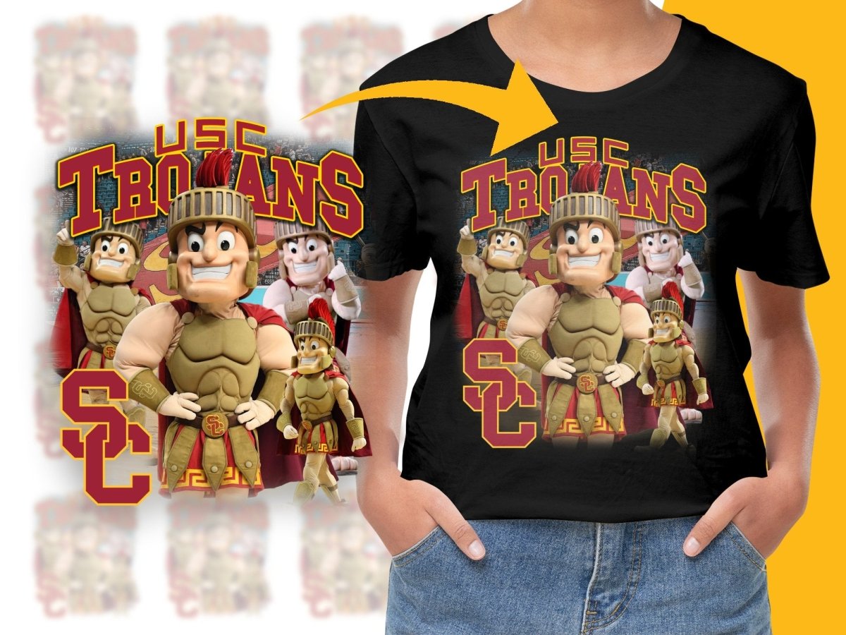 USC Trojans Football Mascot Athletic PNG File - Teepew