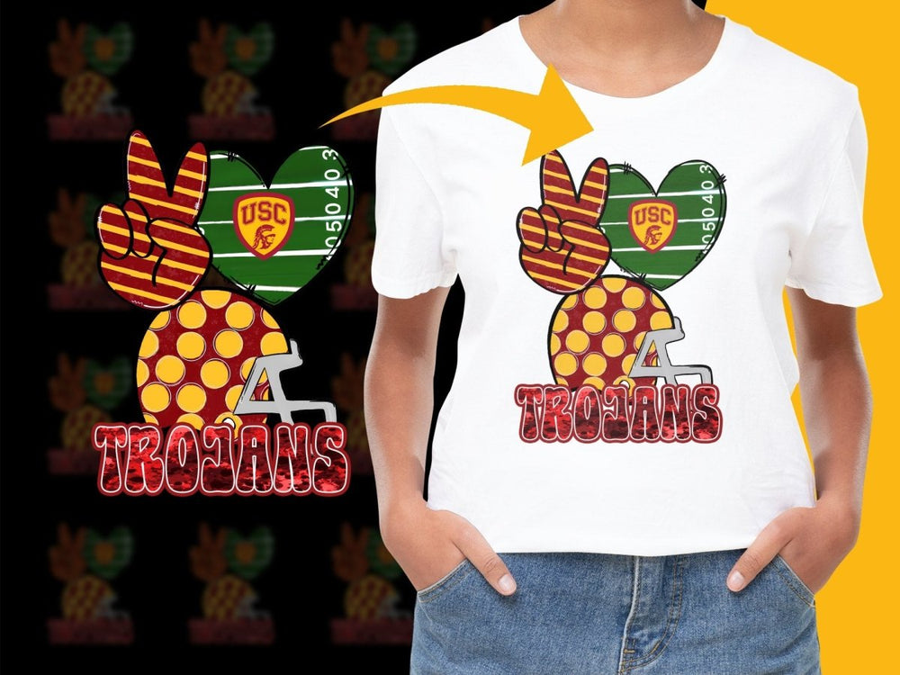 USC Trojans NCAA College PNG File - Teepew