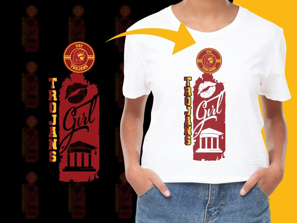 USC Trojans NCAA College PNG File - Teepew