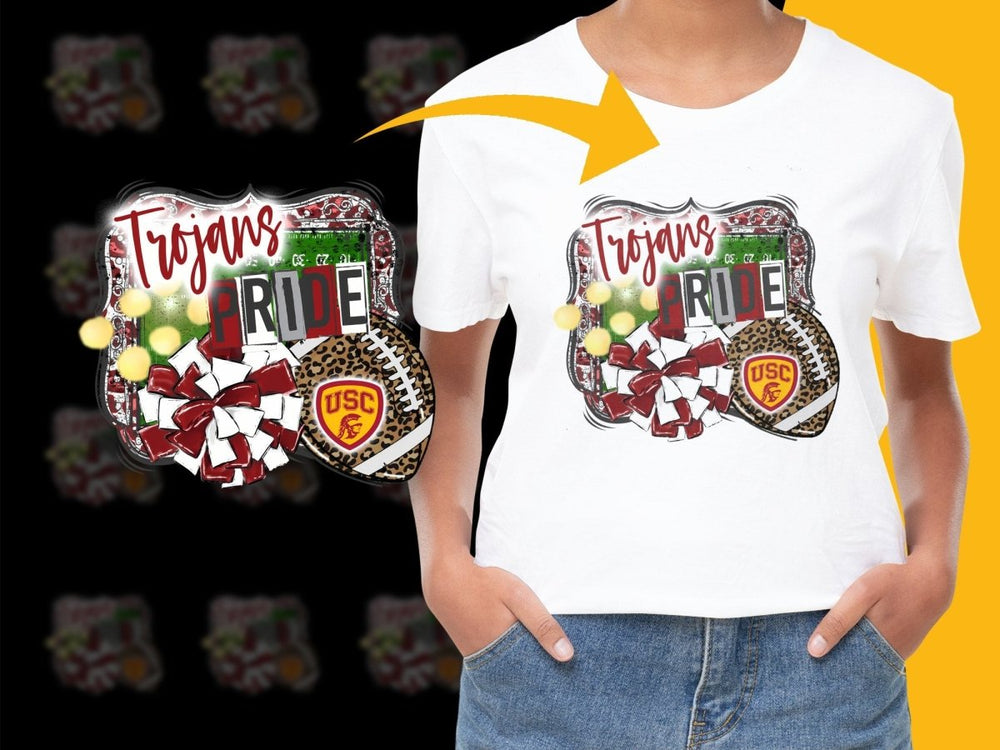 USC Trojans NCAA College PNG File - Teepew