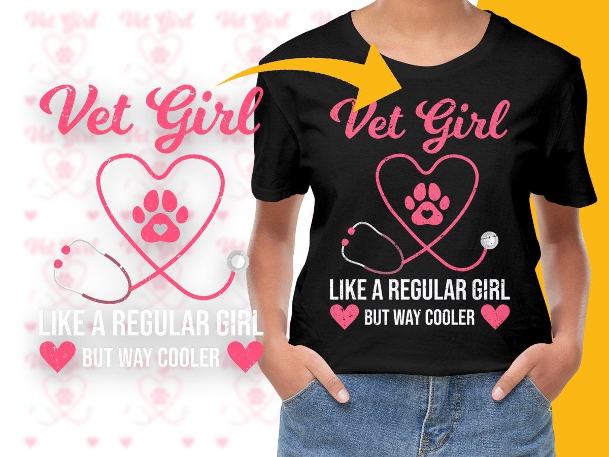 Vet Girl Like a Regular Girl Cooler PNG File - Teepew