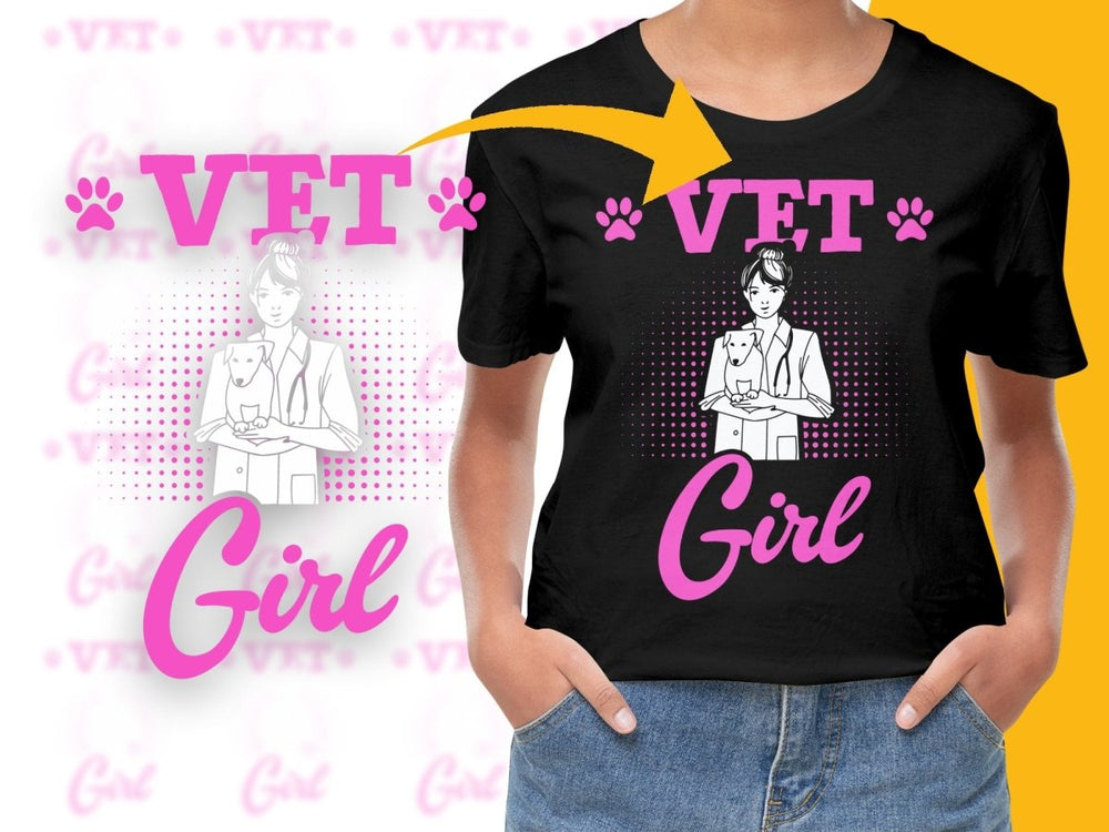 Veterinary Girl PNG File Perfect for Animal Lovers - Teepew
