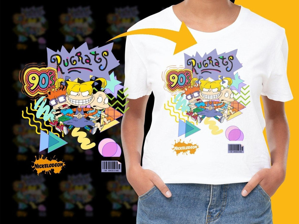 Vibrant 90s Rugrats Nickelodeon Graphic Print PNG File - Teepew