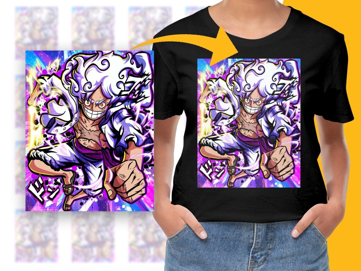 Vibrant Anime Warrior Design Eye - Catching Unique PNG File - Teepew