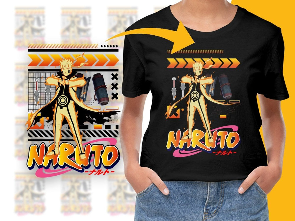 Vibrant Graphic Naruto Anime PNG File - Teepew