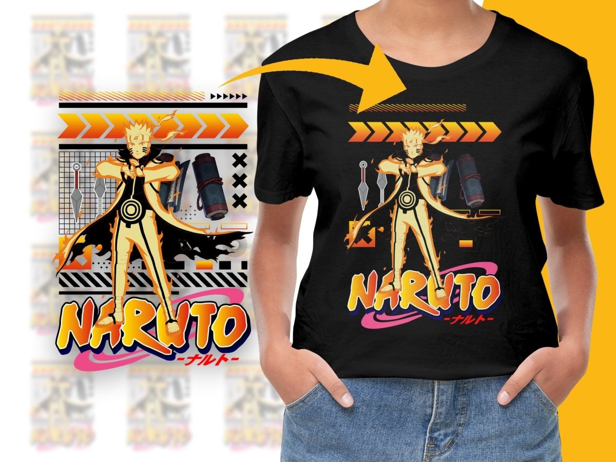 Vibrant Graphic Naruto Anime PNG File - Teepew