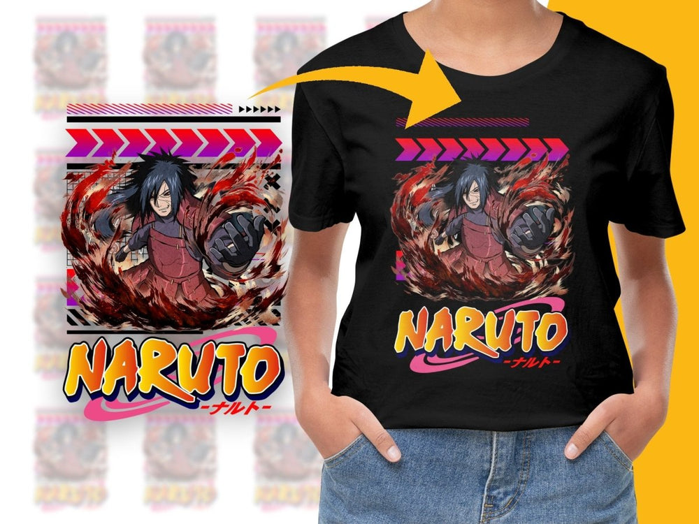 Vibrant Madara Uchiha Anime Graphic PNG File - Teepew