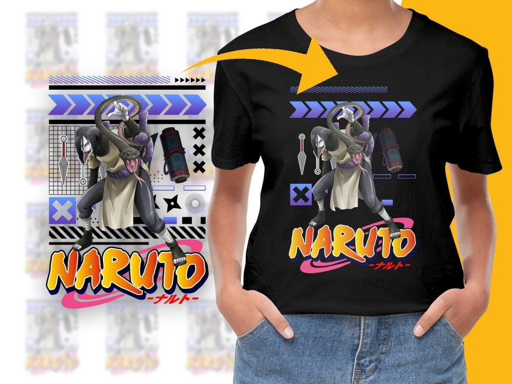 Vibrant Naruto Orochimaru Design Graphic PNG File - Teepew