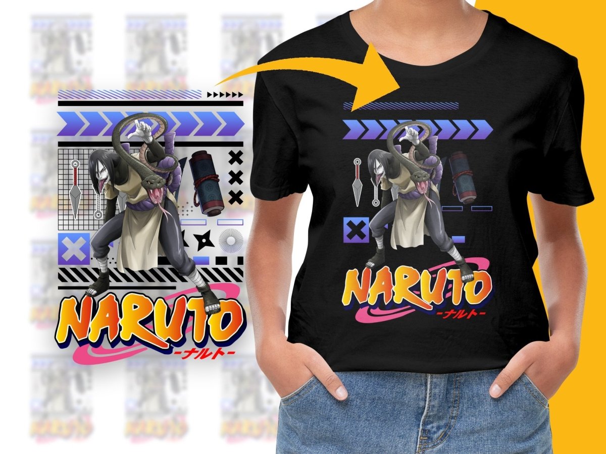 Vibrant Naruto Orochimaru Design Graphic PNG File - Teepew