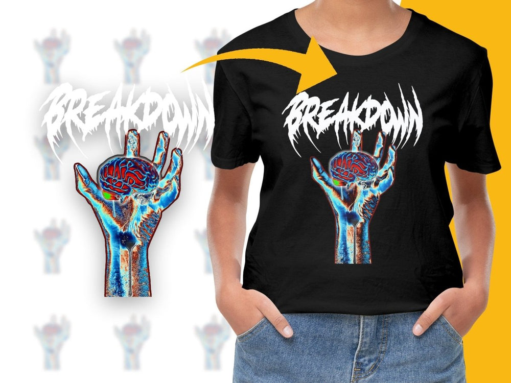 Vibrant Psychedelic Hand and Brain Design PNG File - Teepew