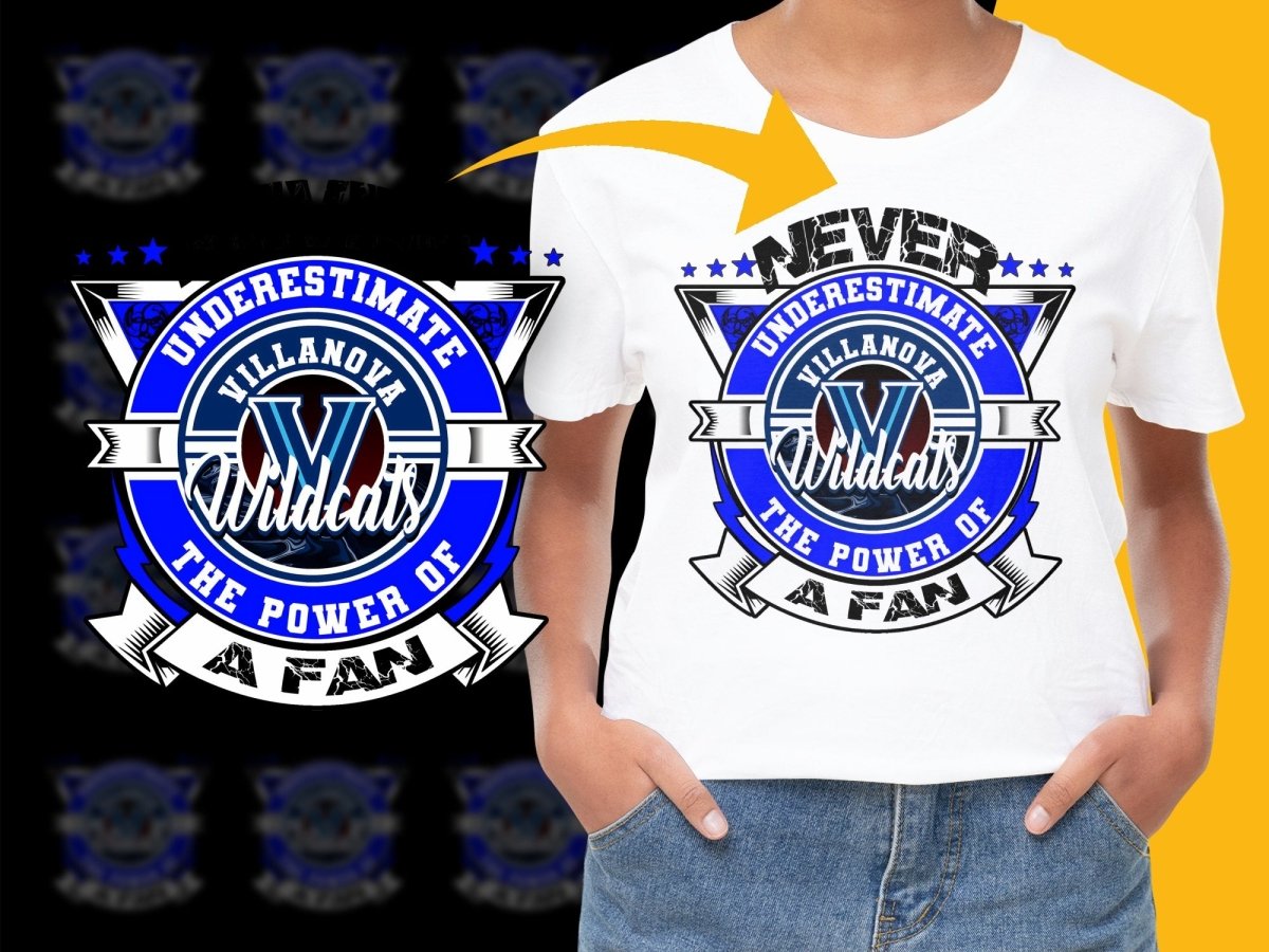 Villanova Wildcats NCAA College PNG File - Teepew