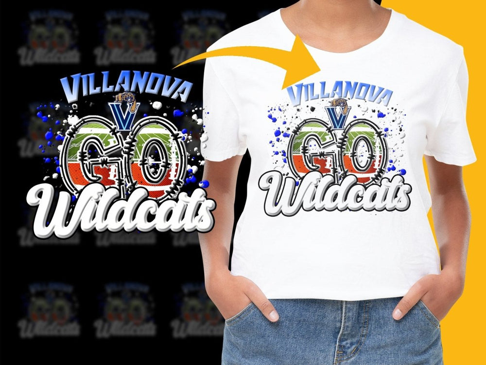 Villanova Wildcats NCAA College PNG File - Teepew