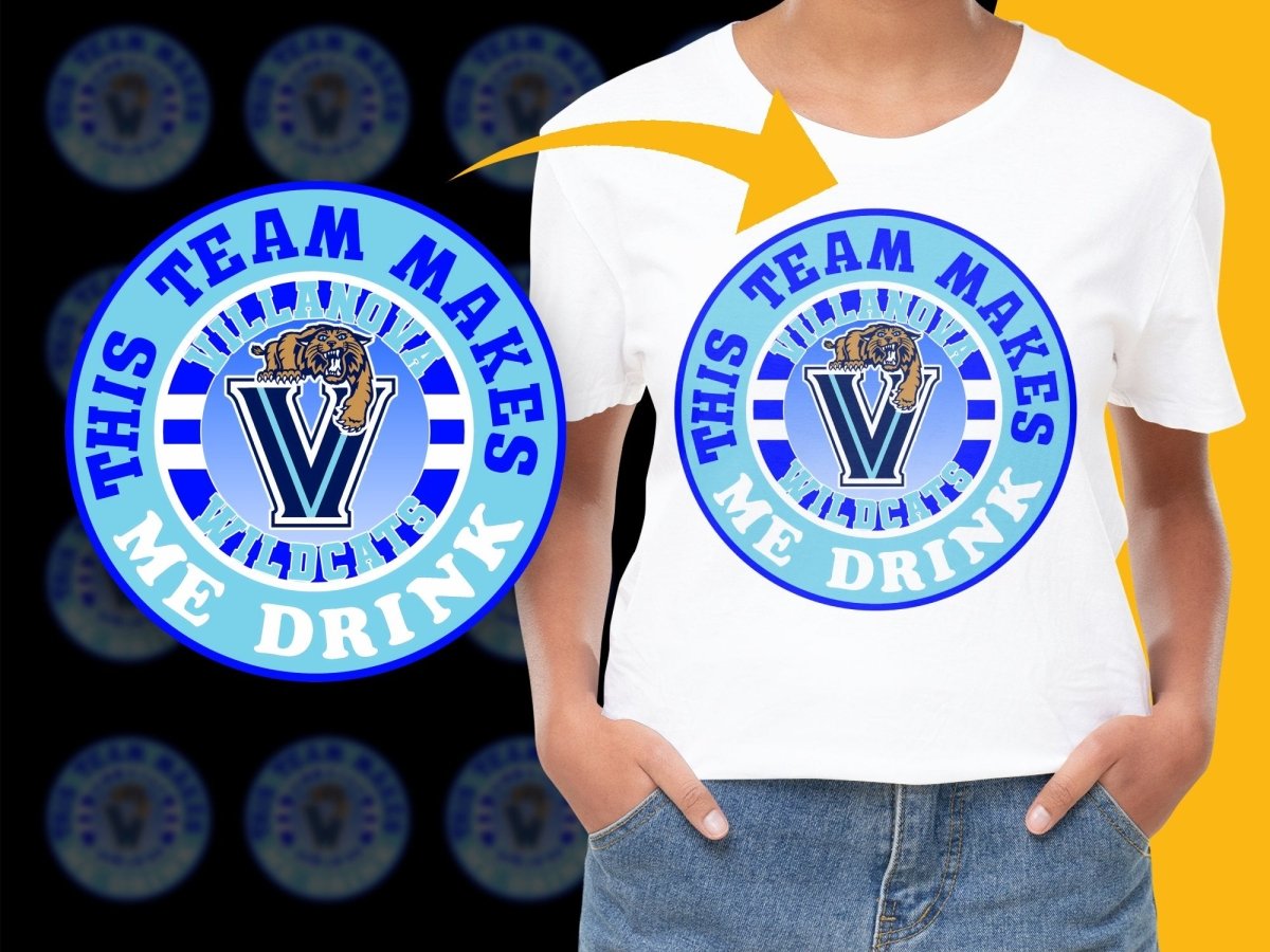 Villanova Wildcatsbh NCAA College PNG File - Teepew
