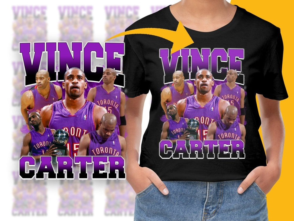 Vince Carter Toronto Iconic Graphic Print PNG File - Teepew