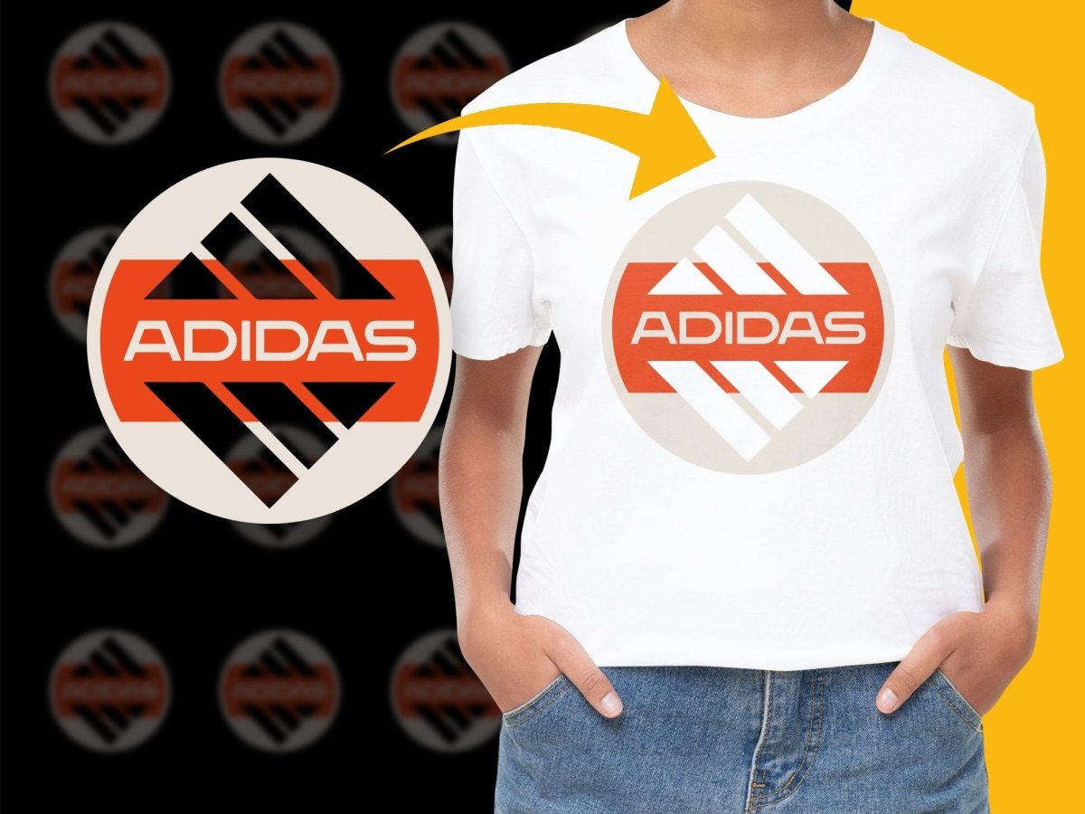 Vintage Adidas Retro Logo Design PNG File - Teepew