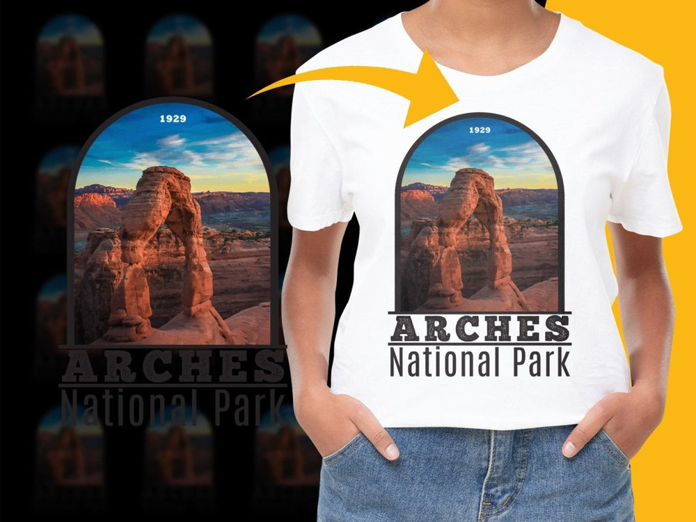 Vintage Arches National Park 1929 Png Digital Download - Teepew