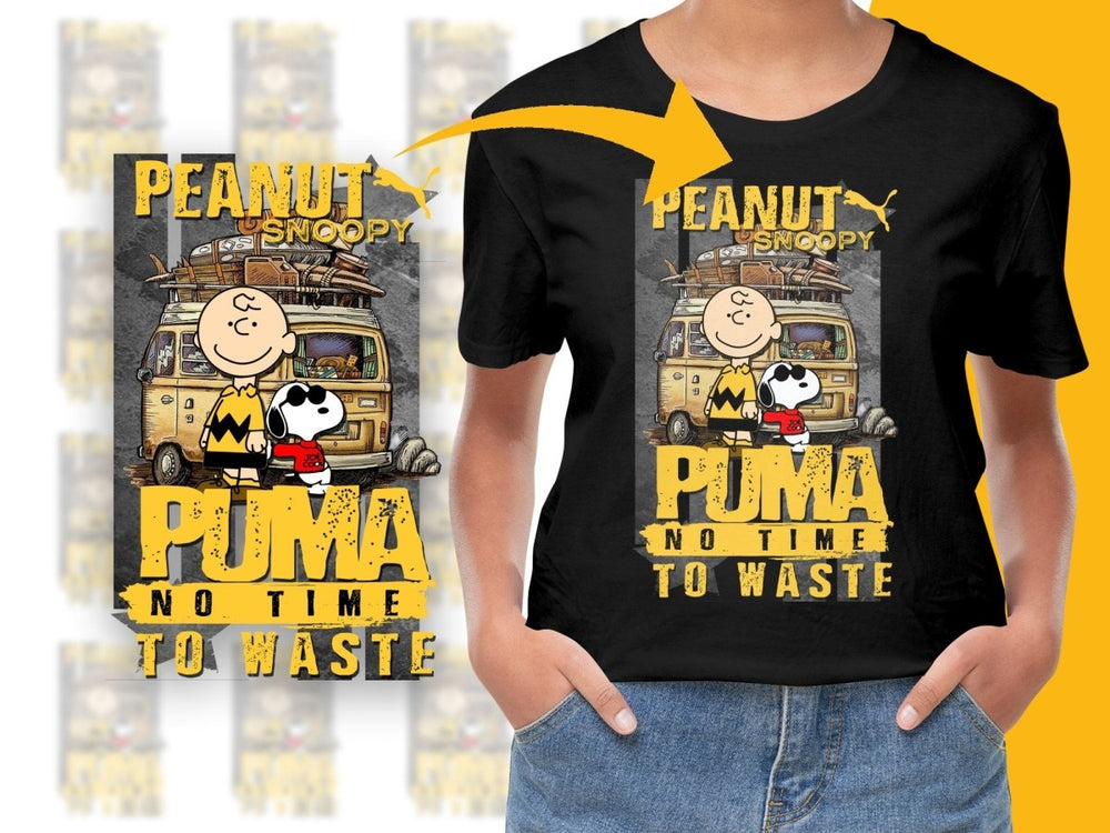 Vintage Charlie Brown and Snoopy Sport Brand PNG File - Teepew