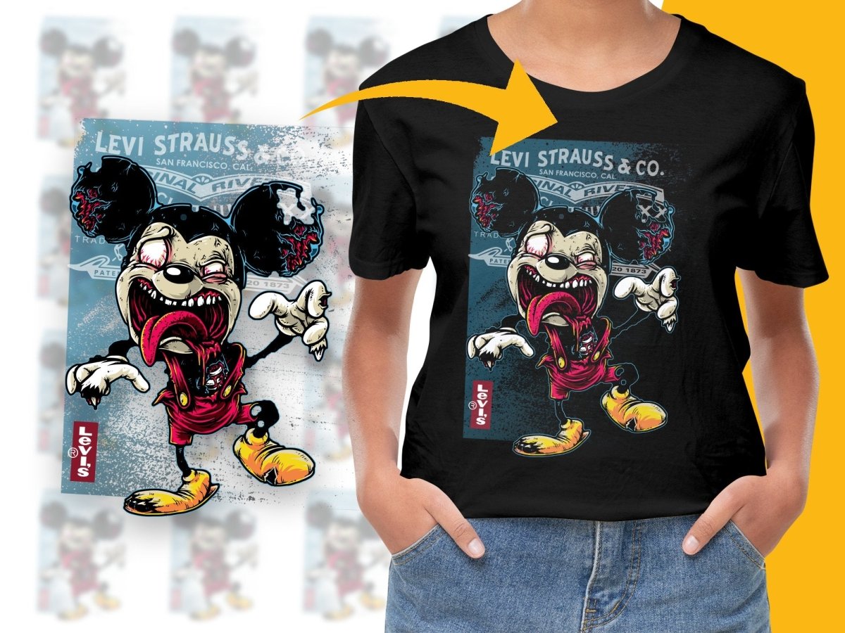 Vintage Distressed Cartoon Character Graphic PNG File - Teepew