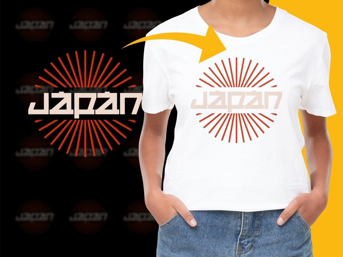 Vintage Japan Retro Logo Design Unisex PNG File - Teepew