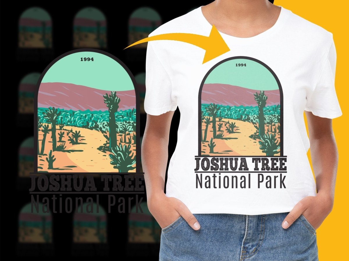 Vintage Joshua Tree National Park 1994 Graphic Png Digital Download - Teepew