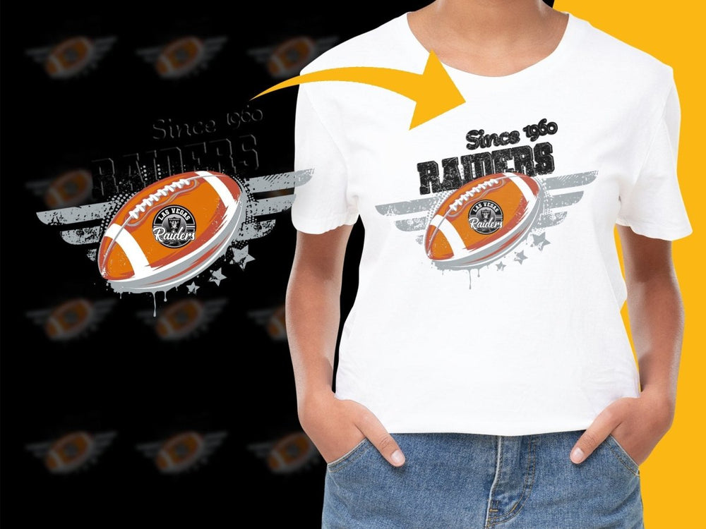 Vintage Las Vegas Raiders Football Graphic PNG File - Teepew