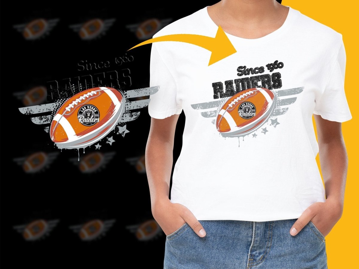Vintage Las Vegas Raiders Football Graphic PNG File - Teepew