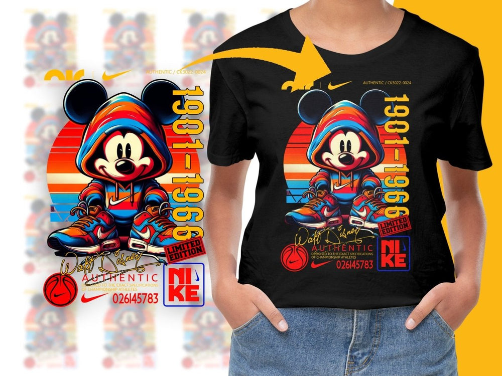 Vintage Mickey Mouse Sport Brand Limited Edition PNG File - Teepew