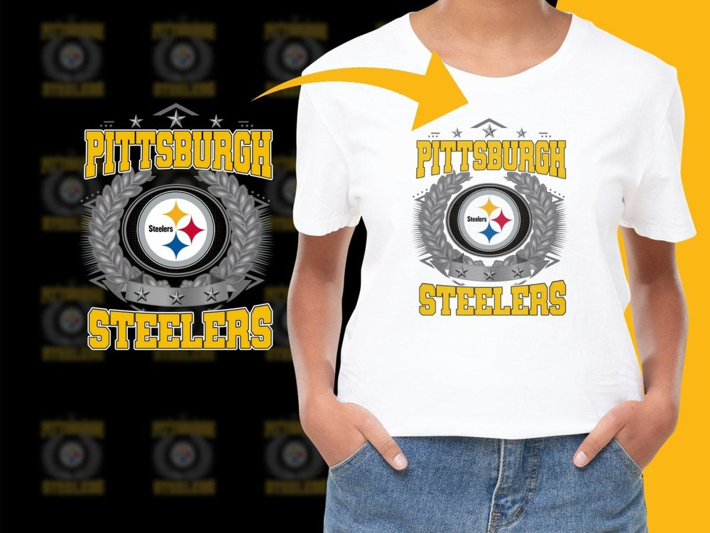 Vintage Pittsburgh Steelers Crest PNG File - Teepew