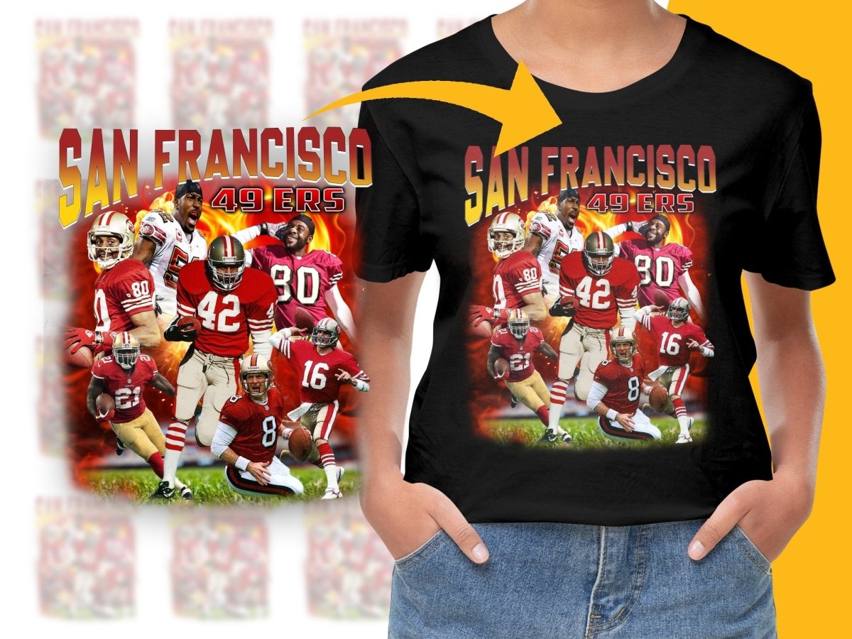Vintage San Francisco 49ers Legends Graphic PNG File - Teepew