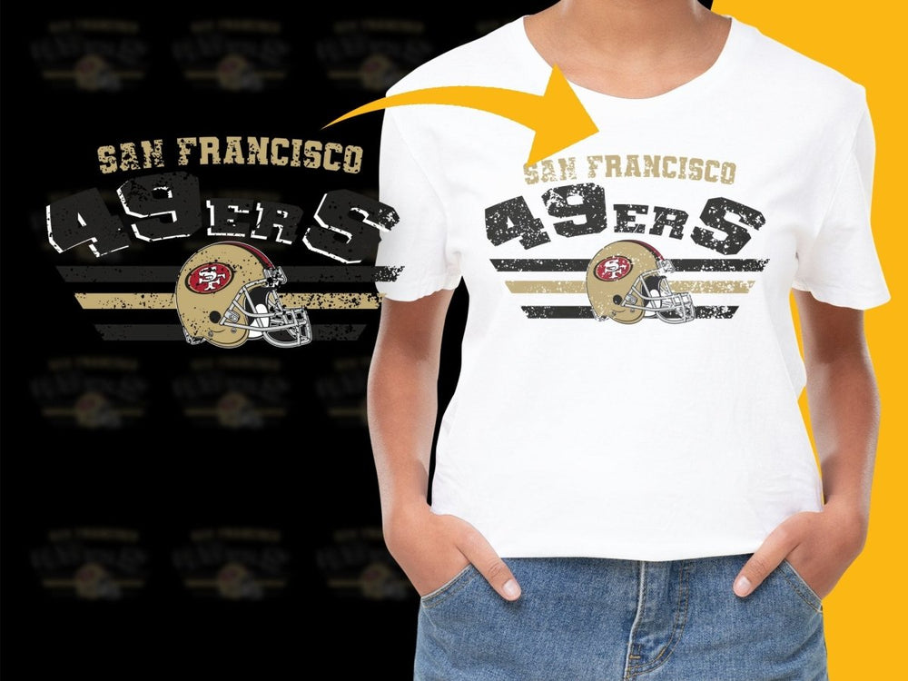 Vintage San Francisco 49ers Logo Graphic PNG File - Teepew