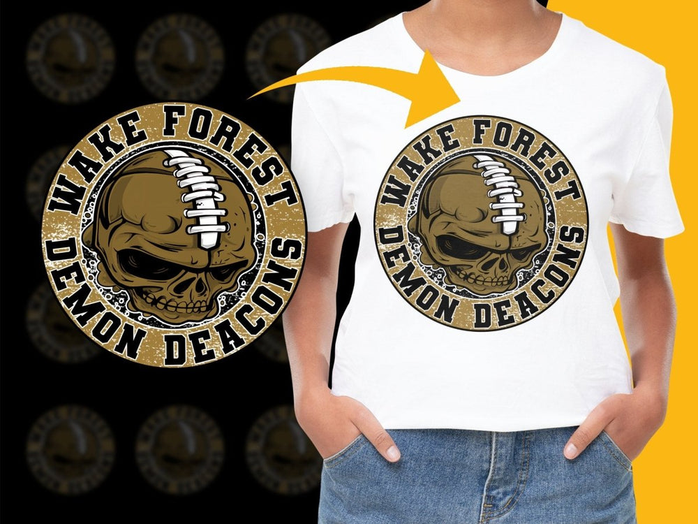 Wake Forest Demon Deacons NCAA College PNG File - Teepew